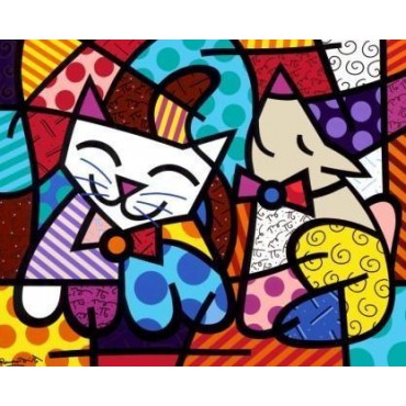 Poster Snob Dog by Romero Britto