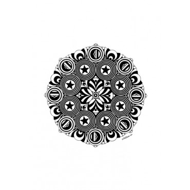 Poster Mandala 01 by Milton Toledo
