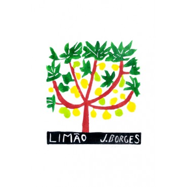 Xilogravura Limão by J. Borges