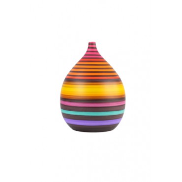 Vaso de Cerâmica Pintada Colorido Coleção Riviera by Carolina Haveroth 01