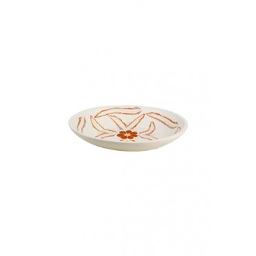 Prato Oval Branco by Coqueiro Campo (04 cm x 25 cm)