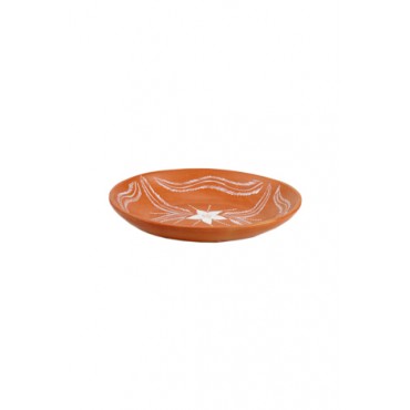 Prato Oval Marrom by Coqueiro Campo (04 cm x 25 cm)