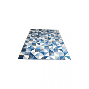 Tapete Geométrico Azul Linha Mirabile Essential by Mirabile Decor (1,5m x 2,0m)