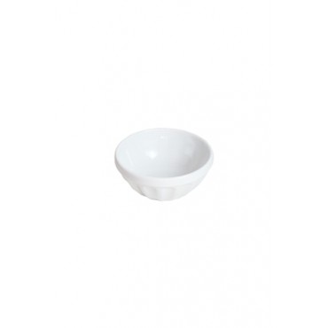 Tigela PP - Linha Pingada Branca - Coleção Mirabile Essential - 5,3 x 12 x 12 cm (330ml)