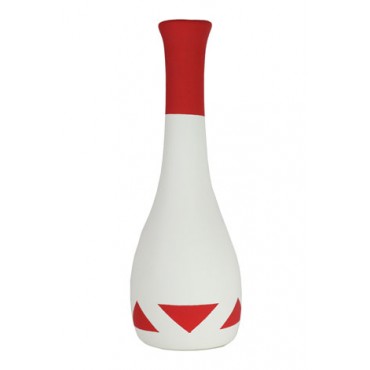 Vaso Cerâmica Tulipa Vermelho by Studio Mirabile - M