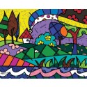 Poster "A Perfect Day" by Romero Britto - 80 x 63 cm