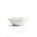 Bowl Flores Branco by Lu de Mari - 14,5x4