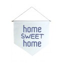 Wall Flag Azul Marinho Home Sweet Home by Studio Mirabile