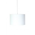 Pendente com Cúpula Redonda em Tecido Branco G Linha Essential by Studio Mirabile