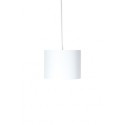 Pendente com Cúpula Redonda em Tecido Branco P Linha Essential by Studio Mirabile