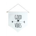 Wall Flag Preta Good Vibes by Studio Mirabile