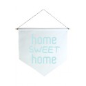 Wall Flag Azul Home Sweet Home by Studio Mirabile