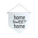 Wall Flag Preta Home Sweet Home by Studio Mirabile