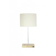 Abajur Bege Linha Essential by Studio Mirabile