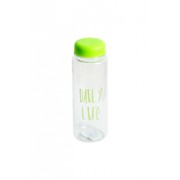 Garrafa Plástica 500 ml - Verde Limão Daily Life - 19x6x6cm - Coleção Mirabile Essential