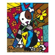 Poster Dog by Romero Britto - 34 x 40 cm