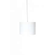 Pendente com Cúpula Redonda em Tecido Branco Linha Essential by Studio Mirabile