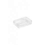 Saboneteira em Acrílico Transparente - 3x13x8cm - Coleção Mirabile Essential