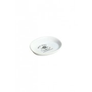 Saboneteira em Porcelana Branca - 3x12x9cm - Coleção Mirabile Essential