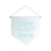 Wall Flag (Estandarte) Azul Home Sweet Home by Studio Mirabile