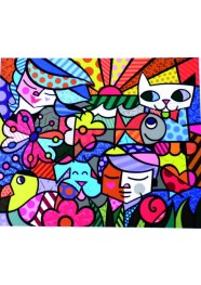 Poster "Britto Garden" by Romero Britto - 34 x 29 cm 