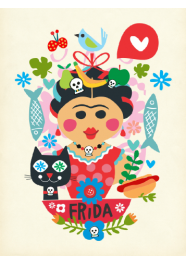 Poster Frida by Rogério Pinto - 29,5 x 40 cm