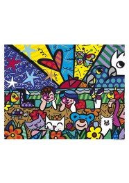 Poster In The Park by Romero Britto - 75 x 60 cm