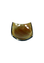 Bowl Laranja Escuro by Cristina Duarte (14 cm x 14 cm x 03 cm)