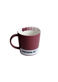 Caneca Profissão (vô) - 9x9x9cm - Coleção Mirabile Essential - 400ml