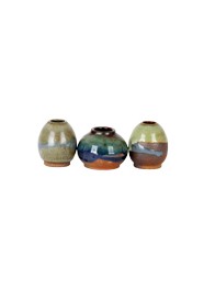 Conjunto de Mini Vasos Colorido (3 peças) by Leí e Augusto Cerâmica 