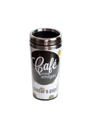 Copo Térmico (café entre amigas) - 17x8x8cm (450 ml) - Coleção Mirabile Essential