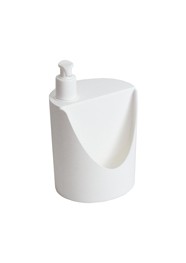 Dispenser para detergente e esponja - Branco - 19x10x9cm - Coleção Mirabile Essential