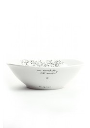 Bowl Cerâmica Branco Flores by Lu De Mari