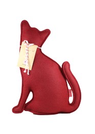 Peso de Porta e Aparador Gato Vermelho P by Paola Abiko