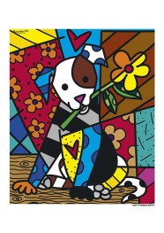 Poster Dog by Romero Britto - 34 x 40 cm