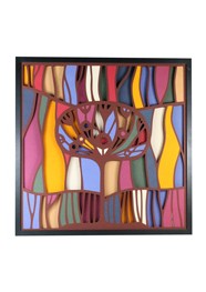 Painel Floresta Mágica 1 by Enrique Rodríguez - 55x55 cm