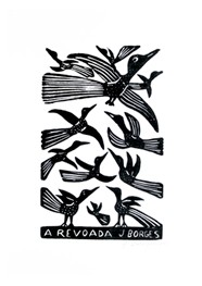 Xilogravura A Revoada by J. Borges