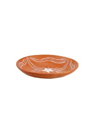 Prato Oval Marrom by Coqueiro Campo (04 cm x 25 cm)