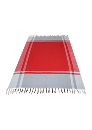 Tapete Vermelho com Cinza Linha Mirabile Essential by Mirabile Decor (02m x 1.41m)