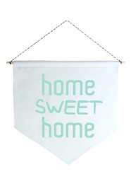 Wall Flag (Estandarte) Verde Home Sweet Home by Studio Mirabile