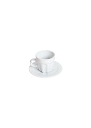 Xícara Cafe com Pires - Linha Pingada - Coleção Mirabile Essential - 6 x 6 x 6 cm (80ml)