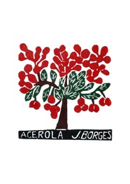 Xilogravura by J. Borges - Acerola (Tamanho 33 x 24 cm)