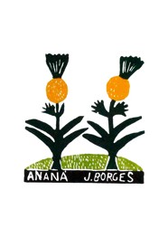 Xilogravura by J. Borges - Ananá (Tamanho 33 x 24 cm)