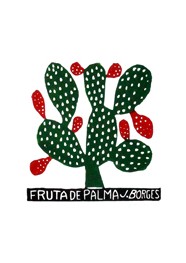 Xilogravura by J. Borges - Fruta de Palma (Tamanho 33 x 24 cm)