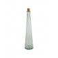 Garrafa de Vidro Transparente com Rolha - Coleção Mirabile Essential (37 cm x 07 cm)