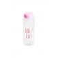 Garrafa Plástica 500 ml - Rosa Daily Life - 19x6x6cm - Coleção Mirabile Essential