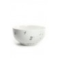 Bowl Flores Branco by Lu de Mari - 10x4,5