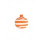 Vaso Cerâmica Bolinha Laranja - Coleção Alegra by Studio Mirabile - P