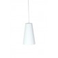 Pendente com Cúpula Cônica em Tecido Branco P Linha Essential by Studio Mirabile