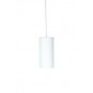 Pendente com Cúpula Redonda Longa em Tecido Branco Linha Essential by Studio Mirabile